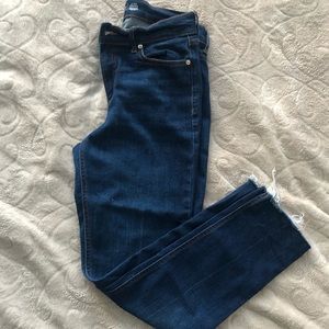 Old Navy High Rise Straight Ankle Jeans